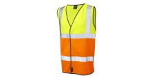 Tarka ISO 20471 Cl 2 Waistcoat HV Yellow/HV Orange